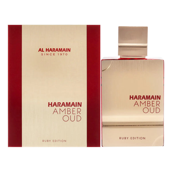 Amber Oud, Edición Rubí De Al Haramain, Para Unisex, Aerosol - Imagen 1