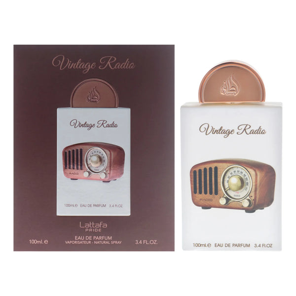 Radio Vintage De Lattafa Para Unisex, Aerosol Edp De 102 Ml - Imagen 1