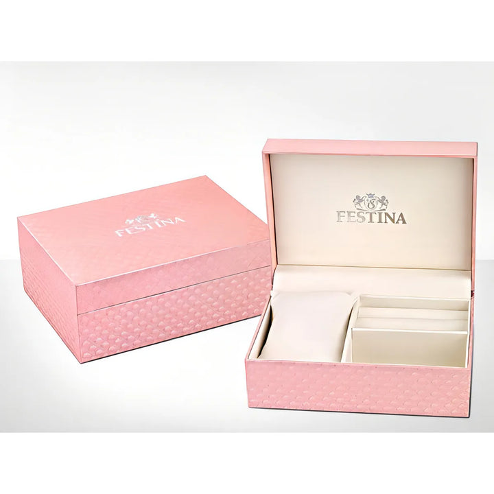 Reloj Festina F20622.4 Mujer Boyfriend Collection Verde Color De La Malla Plateado Color Del Bisel Plateado - Imagen 3