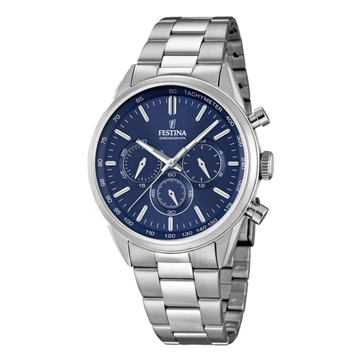 Reloj Para Hombre Festina Timeless Chrono F16820/2 Plateado - Imagen 1