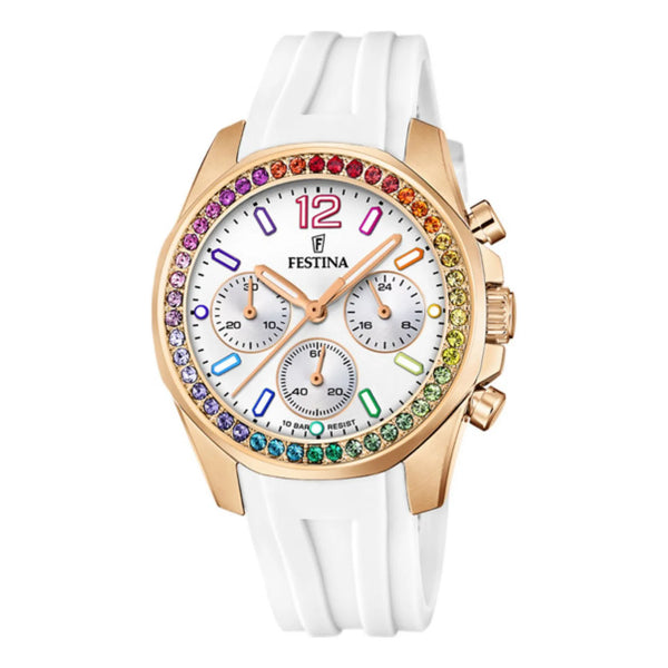 Reloj Para Mujer Festina Rainbow F20611/2 Blanco - Imagen 1
